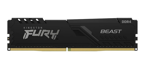 Imagem 2 de 3 de Memoria Ddr4 16gb 2666mhz Kingston Fury Beast Kf426c16bb1/16