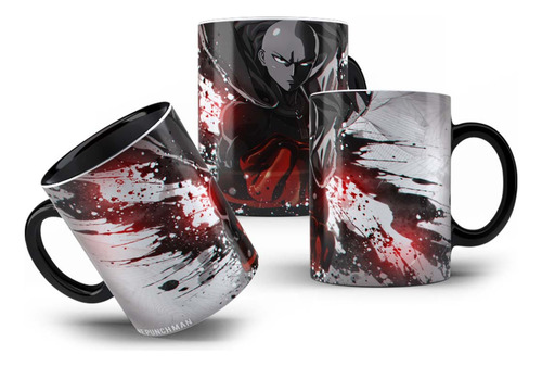 Caneca Porcelana One Punch Man Saitama Soco Poderoso 325ml