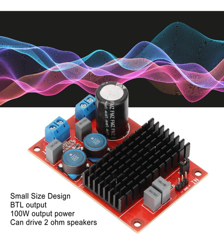 Salida 100w Btl Un Solo Canal Placa Amplificador Digital