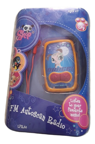 Littlest Pet Radio Fm Autoscan C/auriculares