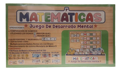 Kit De Matemáticas - Juego Didáctico Educar