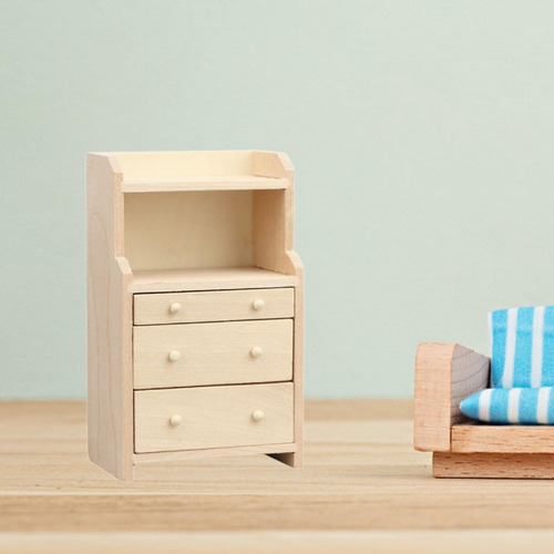 Mueble De Madera Para Casa De Muñecas A Escala Estilo B