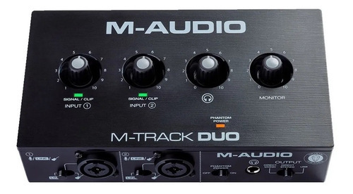 Interface M Audio M Track Duo Usb 2x2 Canais