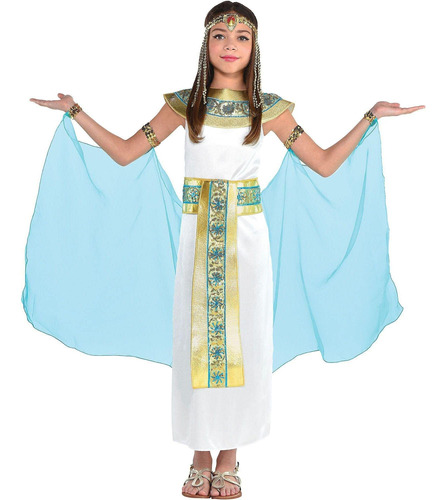 Disfraz De Reina Cleopatra De Amscan, Niño Pequeño - 4-6, 1 