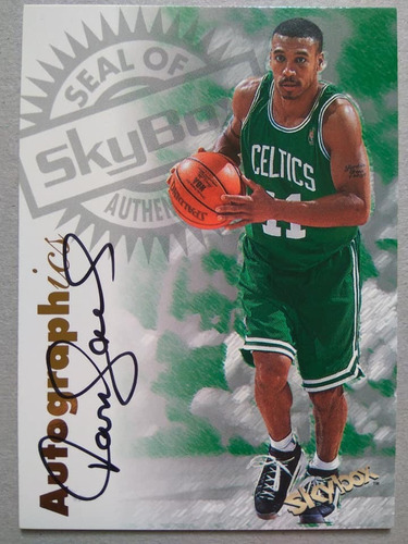 Dana Barros Boston Celtics Autograph Card Sky Box 1997