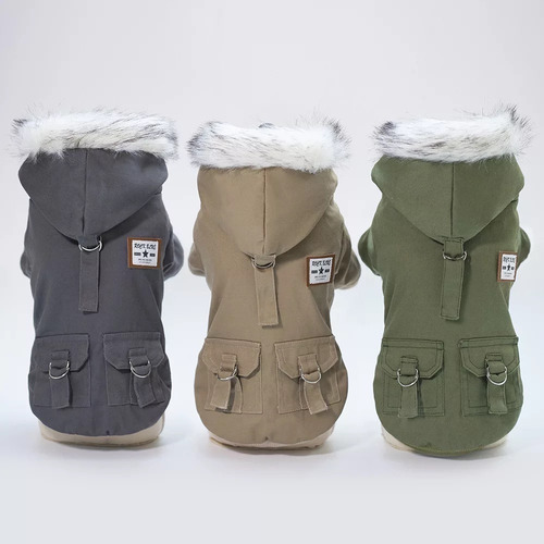 Chamarra Mascota Invierno Con Gorro Cazadora+perro+gato