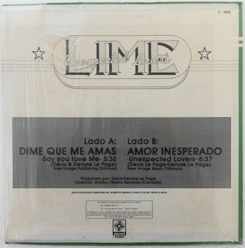 Lime Unexpected Lovers Disco (Usado)