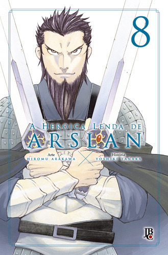 A Heróica lenda de Arslan - Vol.08, de Arakawa, Hiromu. Japorama Editora e Comunicação Ltda, capa mole em português, 2021