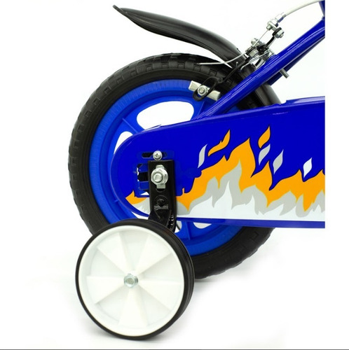Imagen 5 de 10 de Bicicleta Para Niño Color Azul Rodado 12 Randers