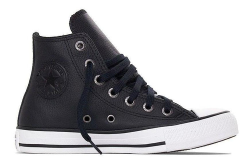 Tênis All Star Hi Leather Ct044902 Converse Casual Preto