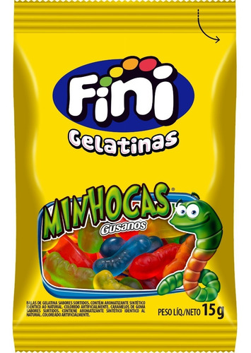 Display Fini Minhoca 12unx15g