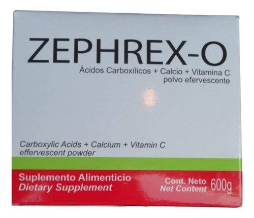 Zephrex-o 1 Bote 600 Gr. Suplemento Sabor Sin Sabor