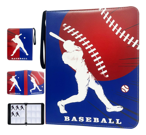 Carpeta De Tarjetas De Beisbol De 900 Bolsillos, Para Colecc