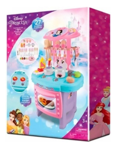 Cocina De Juguete Princesas Con Accesorios 