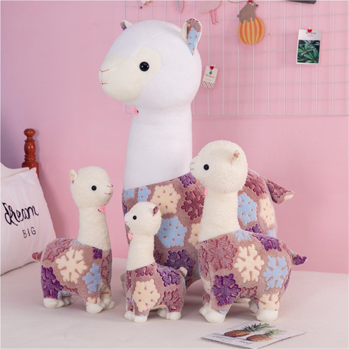 Peluche De Alpaca De 40 Cm Con Forma De Copo De Nieve,