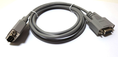 Cable Serial Db9 Macho A Db9 Hembra Rs232 Cruzado Gris 2mts 