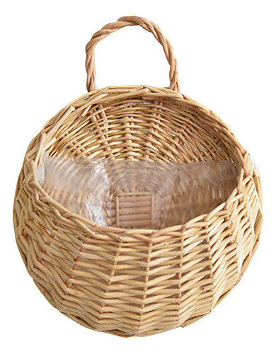 Cesta Colgante Tejida De Pared Para Macetas