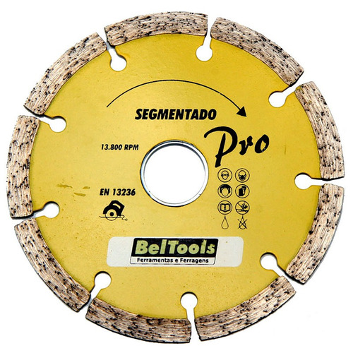 Disco Diamantado Segmentado 110x20mm Beltools