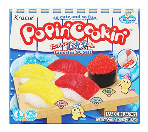 Popin' Cookin' Diy Candy For Kids, Sushi Kit, 1 Ounce