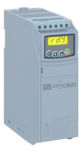 WEG CFW300B06P5T4NB20 inversor de frequência 4cv 6,5a 380v trifásico 380v