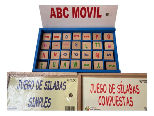 Abc Movil Silabario Simple Y Compu Juego Infantil Didáctico