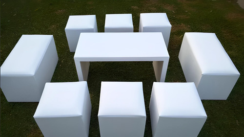 Imagen 2 de 8 de Alquiler De Pufs, Mesas Ratonas, Gazebo * Economico/rapido *