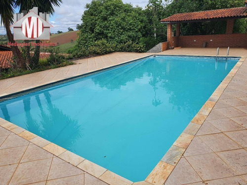Linda Chácara Com 3 Dormitórios, Piscina, Pomar, Campinho, Excelente Localização, À Venda, 2000 M² Por R$ 530.000 - Zona Rural - Pinhalzinho/sp - Ch0805
