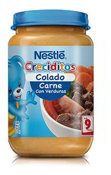 Colado Creciditos 215gr Carne Con Verduras(2 Unidad)super