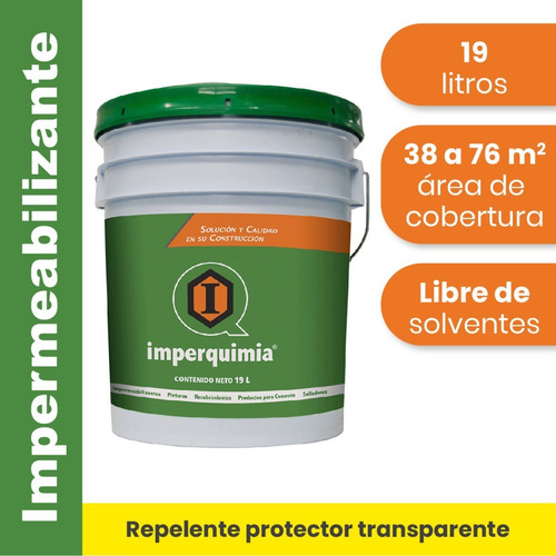 Repelente De Agua Y Humedad / Superficies Porosas / 19 L