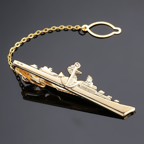 Pisacorbatas De Moda Para Hombre Barco Admiral Cadenita