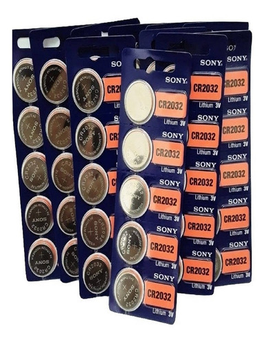 65 Baterias Pillhas Sony Cr 2032 Original 3v Atacado Relogio