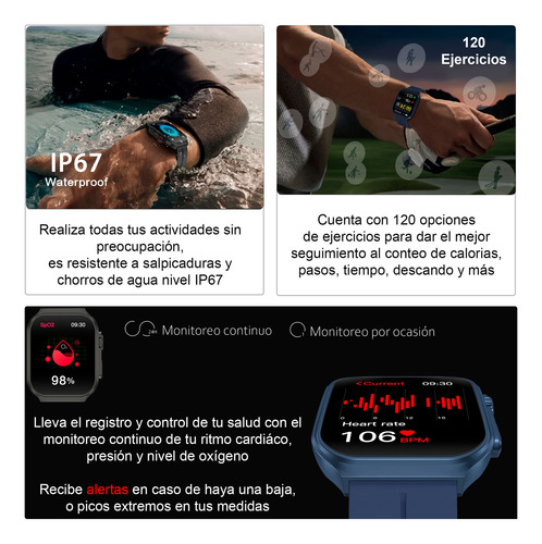 Reloj Smartwatch Vak F21 Pantalla Curva Infinite 3d