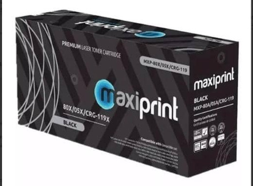 Tóner Maxiprint Compatible Hp Canon Mx-80x Negro - Mackp