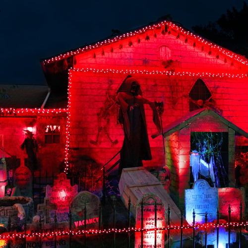 Cadena De Luces Rojas Jmexsuss De 66 Pies Y 200 Led Para ...