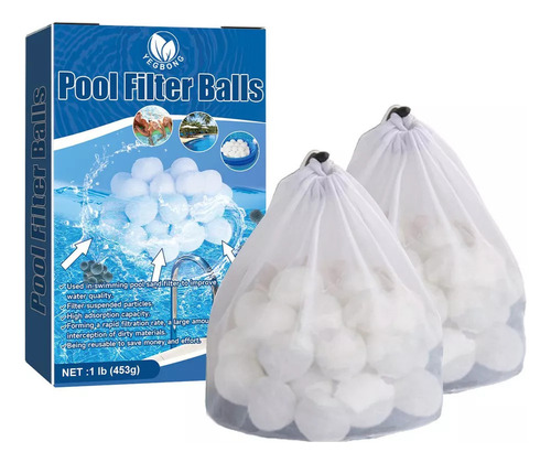 Bolas De Filtro De Piscina 453g, Filtro De Piscina Ligero