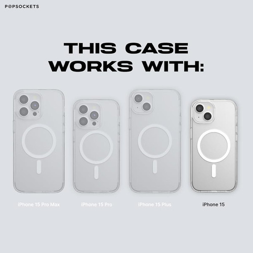 Capa Popsockets Para iPhone 15 Com Alça Redonda