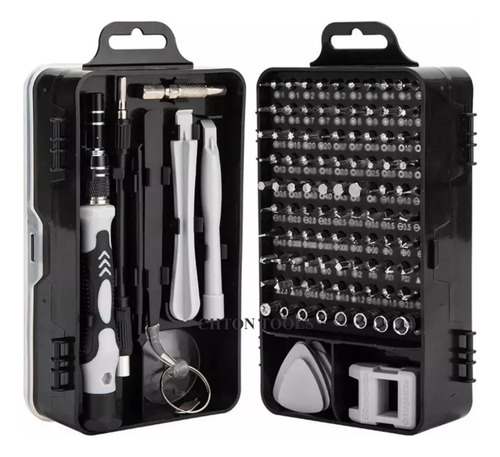 Kit Pro Herramientas Destornillador Electronica 115 En 1 