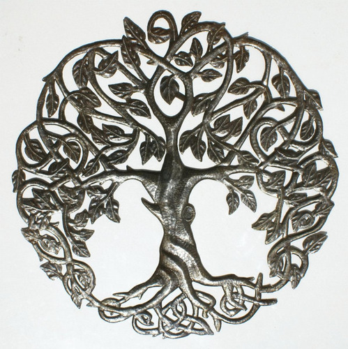 Arbol De La Vida De Metal Decoracion Adorno Para Casa 60cm