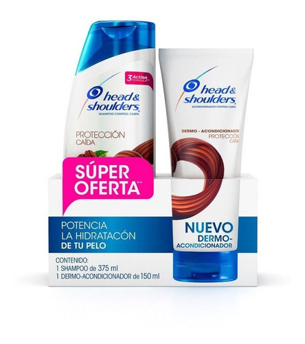 Head & Shoulders Sh 375 Ml + Ac. 150 Ml Proteccion Caida