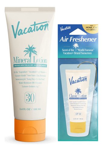 Vacation Mineral Lotion Spf 30 - Protector Solar De Zinc De