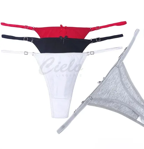 Colaless Regulables De Algodon Pack X12 Ropa Interior Mujer - $ 9.000