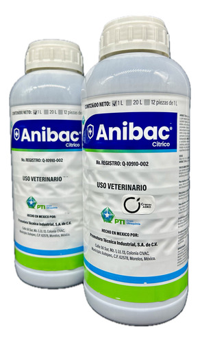 Anibac Citrico Desinfectante Bactericida Viricida 2 Litros