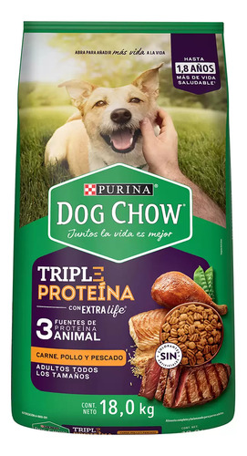 Alimento Para Perro Adulto Purina Dog Chow Nutriplus 18kg