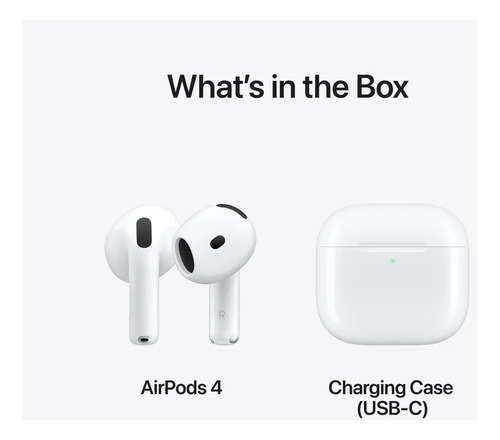 Auricular Apple AirPods 4w Con Cancelación De Ruido