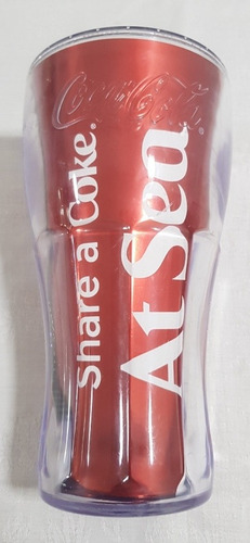 Vaso Coca Cola Royal Caribbean Con Tapa De Coleccion G20 (Usado)