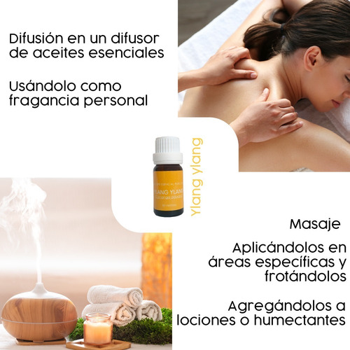 Imagen 3 de 7 de Aceite Esencial Ylang Ylang Aromaterapia Difusores