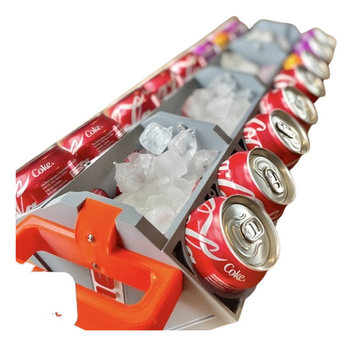 Hielera / Enfriador De Latas Forma De Motor V16