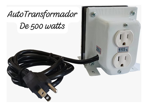 Transformador 500 Watts De Potencia ( 220 V A 110-115-120 V)
