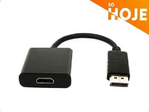 Imagem 3 de 4 de Cabo Adaptador Conversor Display Port Macho Para Hdmi Fêmea