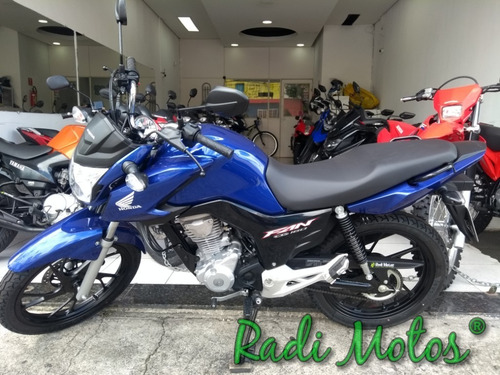 Imagem 8 de 25 de Honda Cg 160 Fan 0km Azul